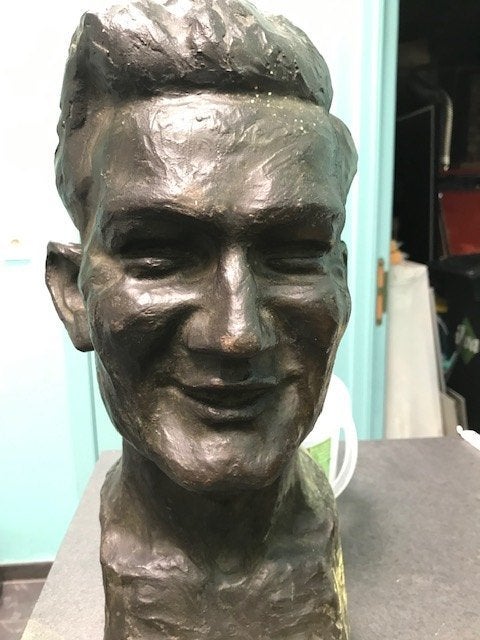BRONZEN BUSTE, Ophalen, Brons