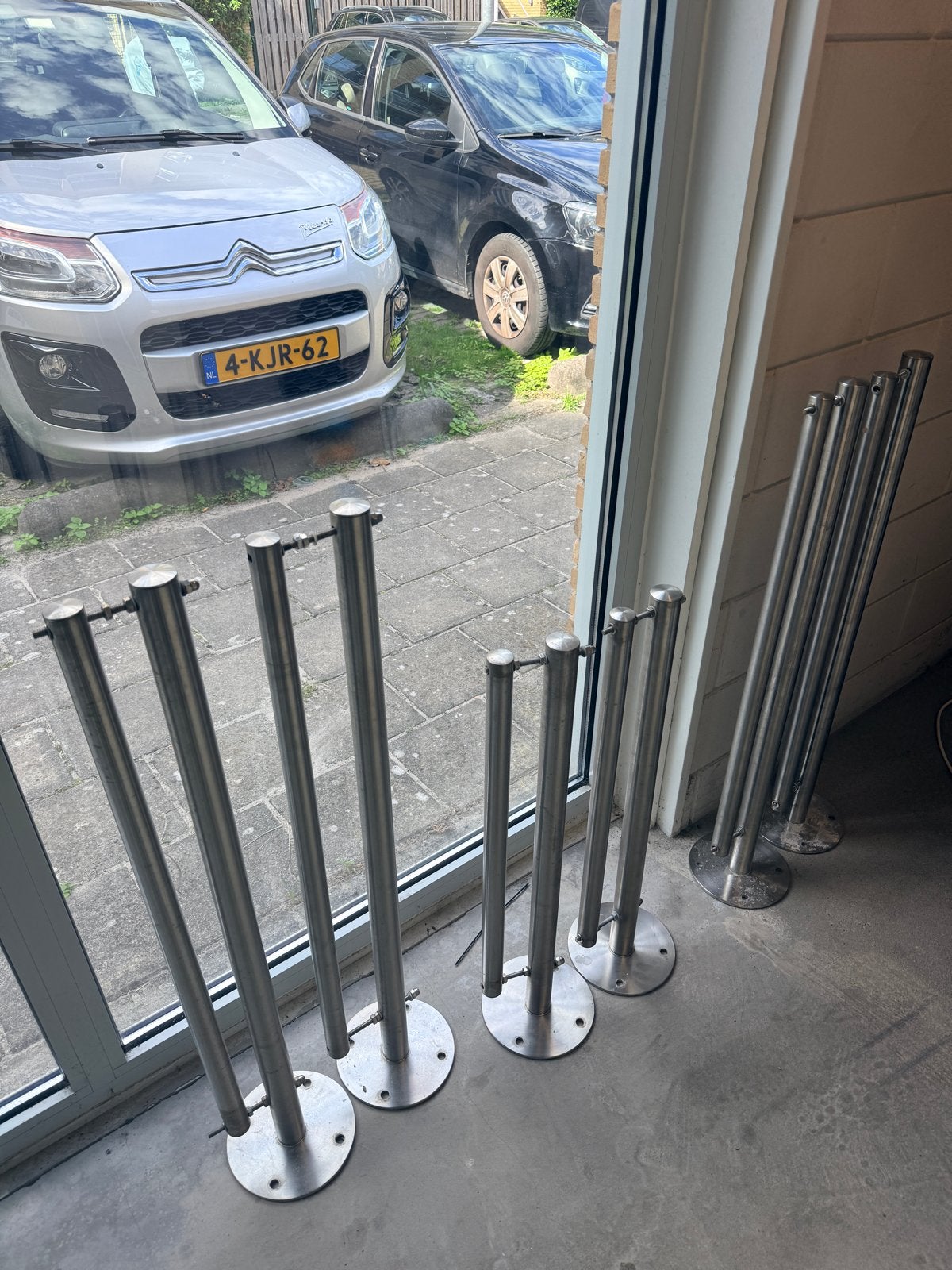 Gevel banier 1x 60cm 2x 80cm voor winkelreclame, Ophalen of Verzenden