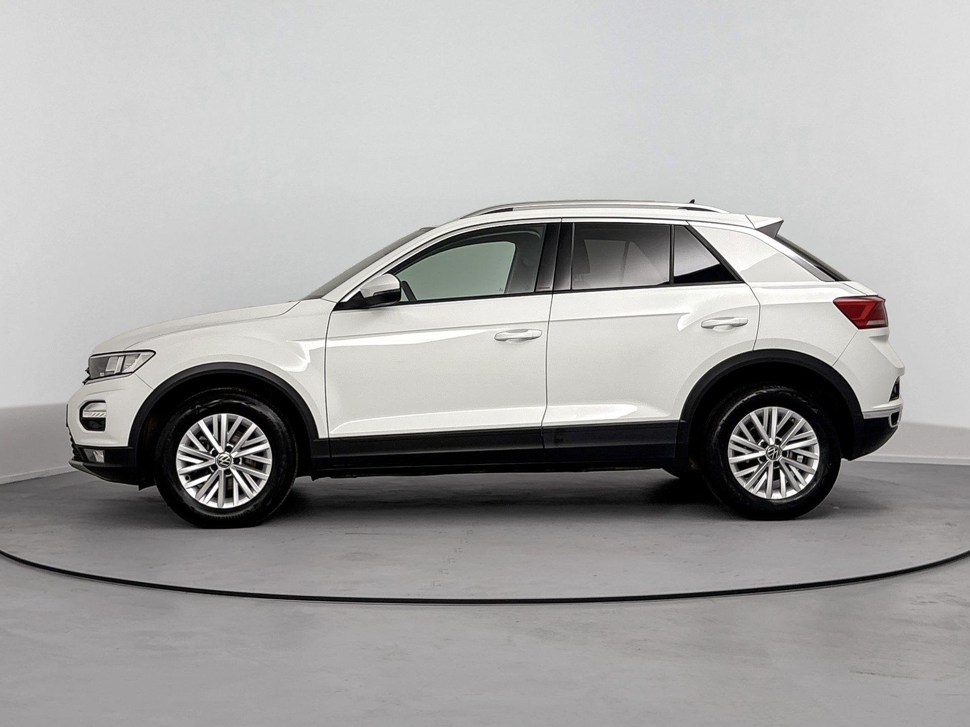 Volkswagen T-Roc 1.0 TSI Style Business Airco | Apple Carpla, Auto's, Volkswagen, Voorwielaandrijving, 12 maanden, Stof, Gebruikt