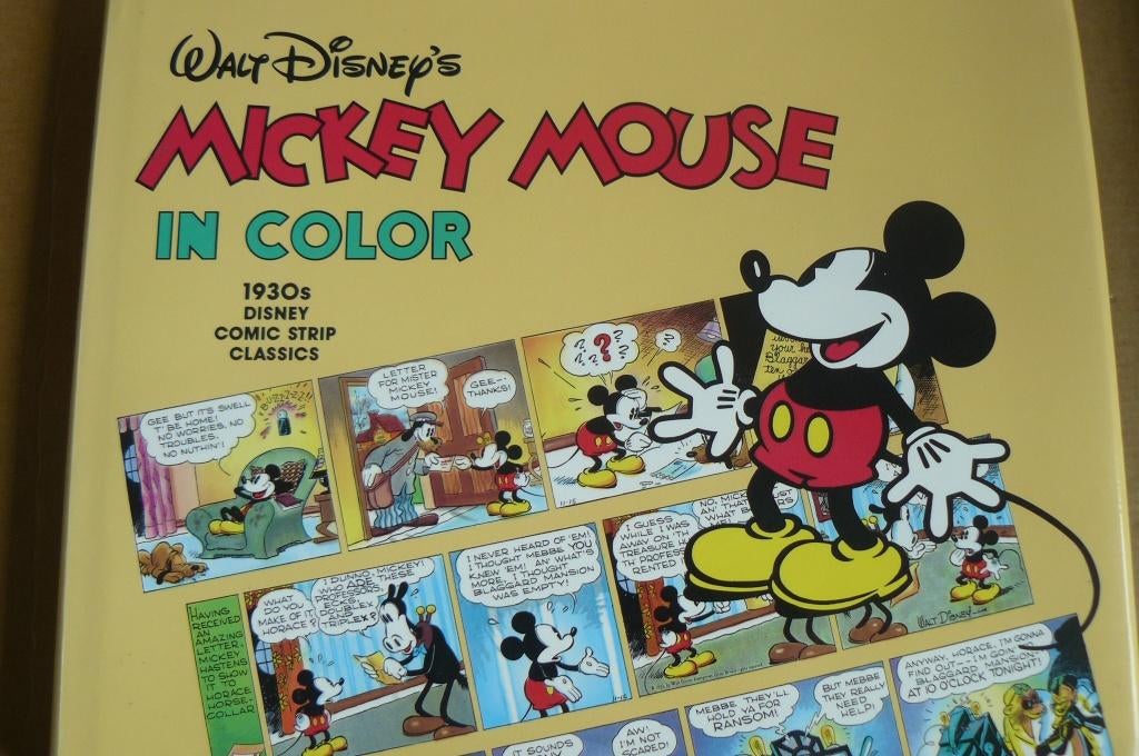 1930 / MICKEY MOUSE in color / 1930s Disney Comic Strip, Verzamelen, Ophalen of Verzenden, Mickey Mouse, Gebruikt, Beeldje of Figuurtje
