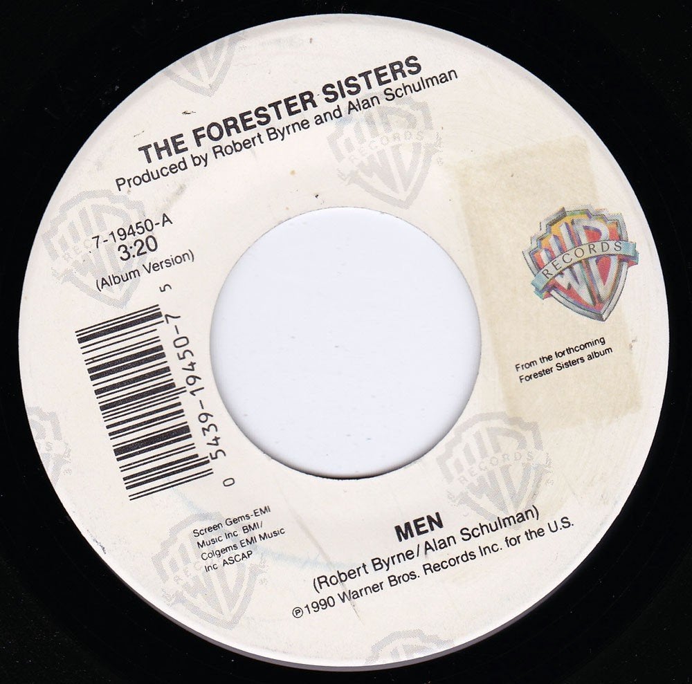The Forester Sisters - Men 7"45, Ophalen of Verzenden, Zo goed als nieuw, 7 inch, Country en Western
