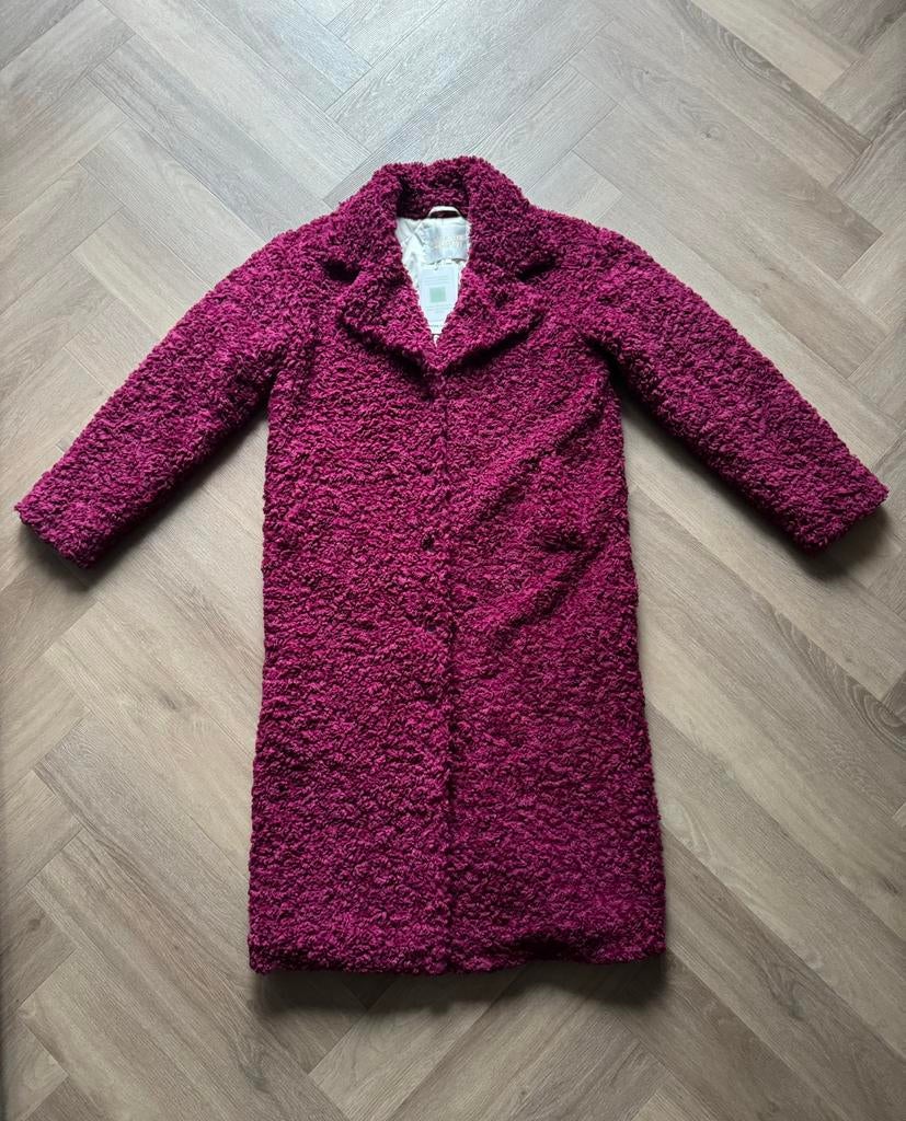 Fabienne Chapot Nicole coat teddy maat 36., Ophalen of Verzenden, Nieuw, Maat 36 (S), Roze