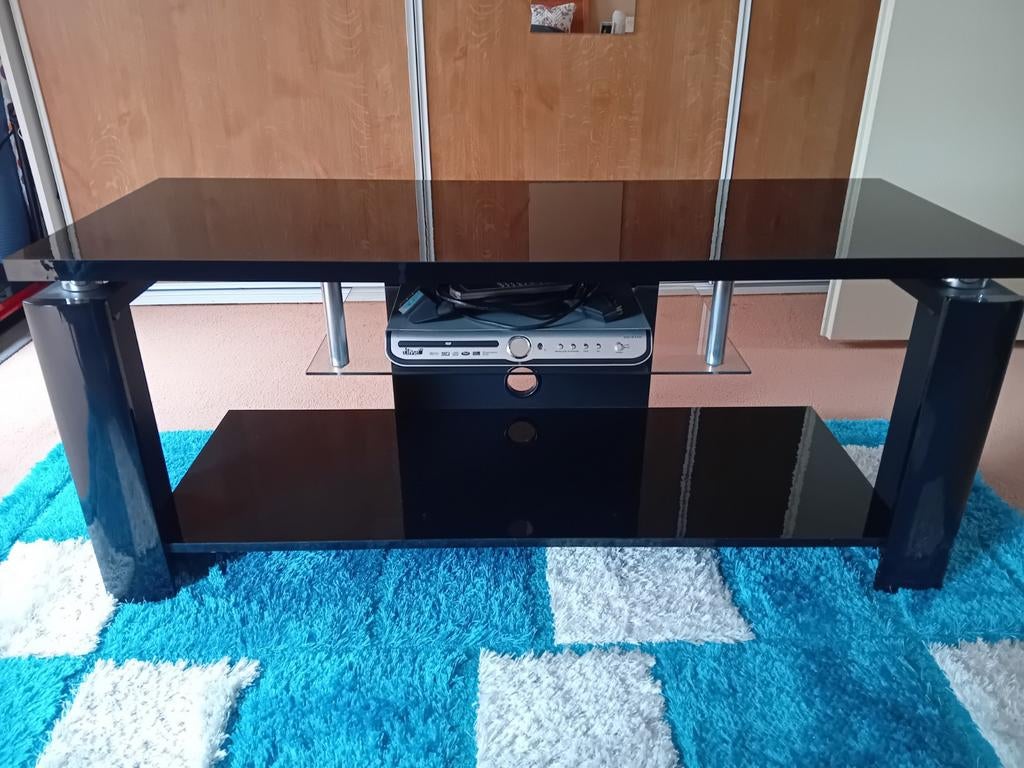 Tv dvd meubel hoogglans, Ophalen of Verzenden, 25 tot 50 cm, 100 tot 150 cm, Minder dan 100 cm