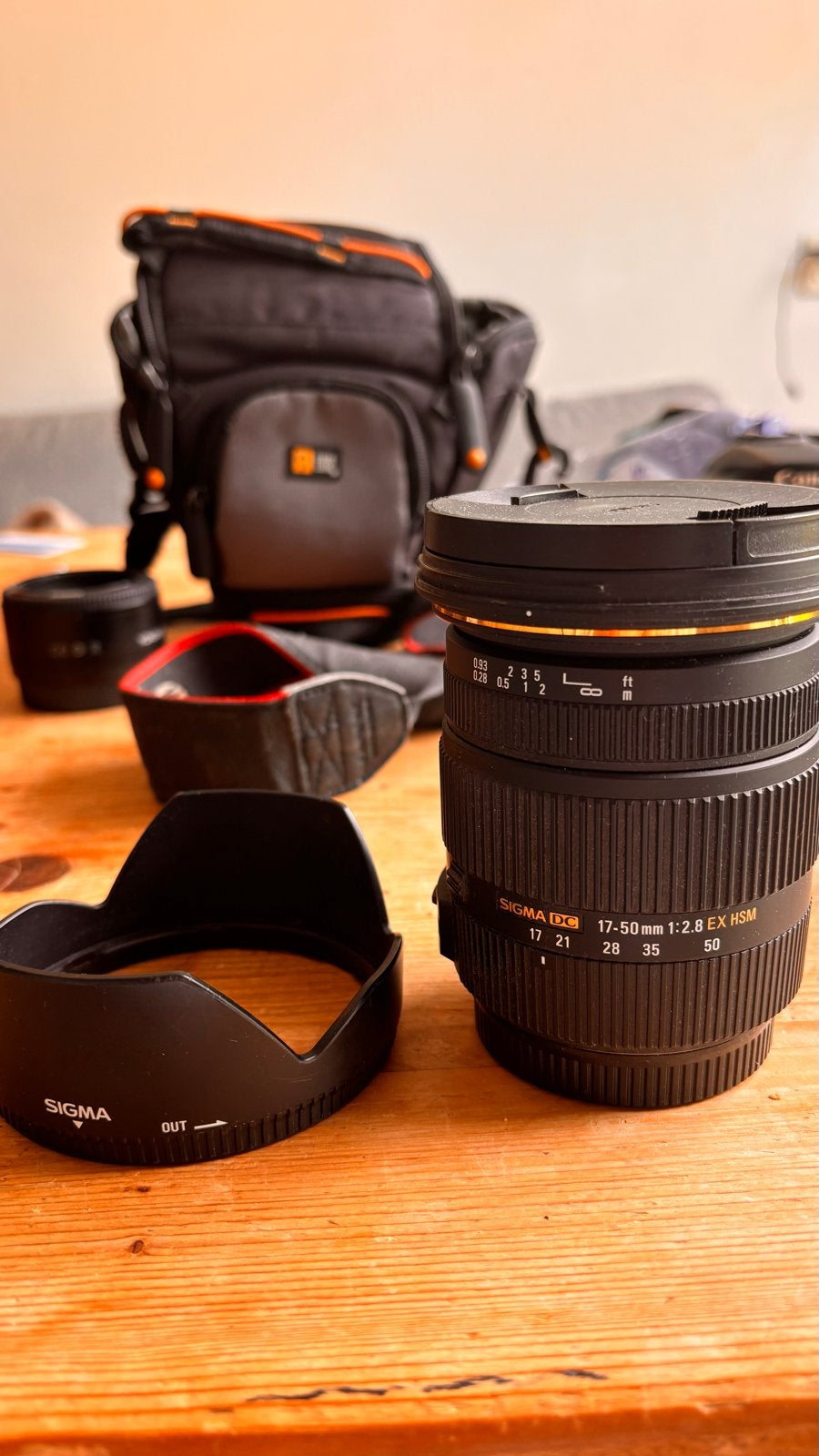 Sigma 17-50mm f/2.8 EX DC OS HSM lens voor Canon EF, Audio, Tv en Foto, Fotografie | Lenzen en Objectieven, Ophalen, Gebruikt