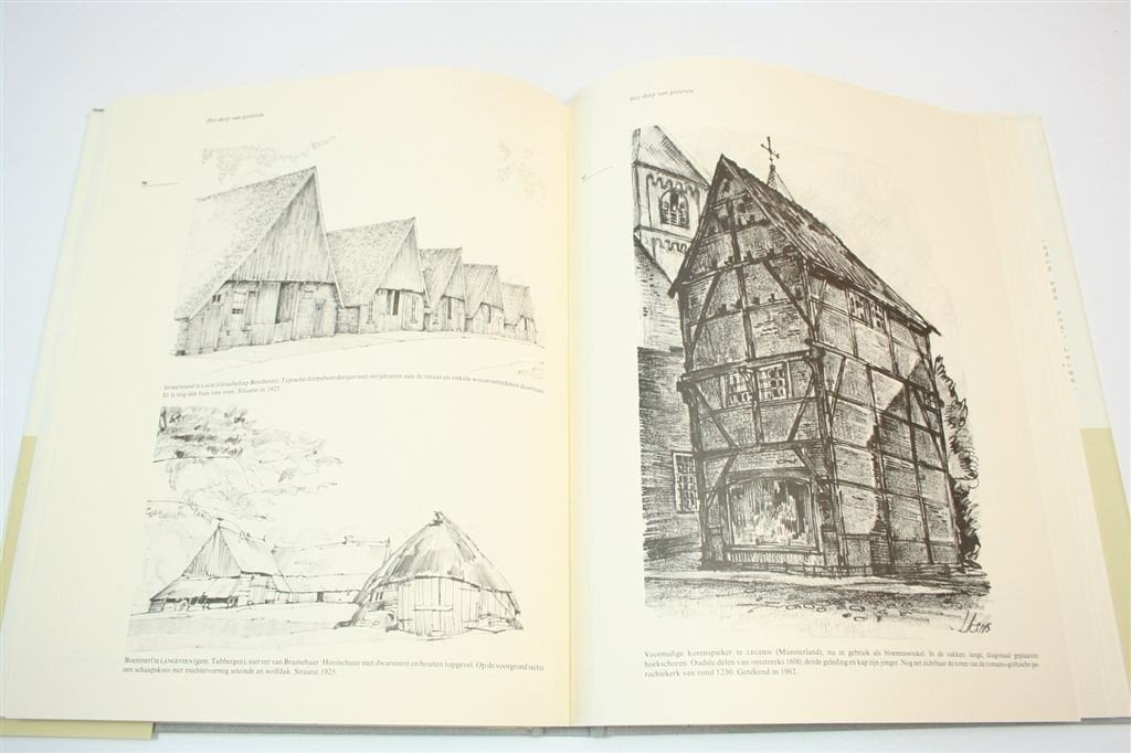 Dorpen Oost-Nederland — Traditionele Bouwkunst Tekeningen, Ophalen of Verzenden, Gelezen, Architecten