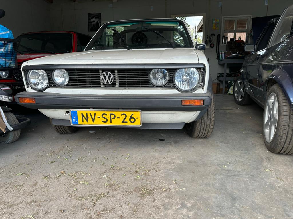 Volkswagen Golf 1.8 GLI Cabriolet 1984 Wit, Voorwielaandrijving, 4 cilinders, Cabriolet, Wit