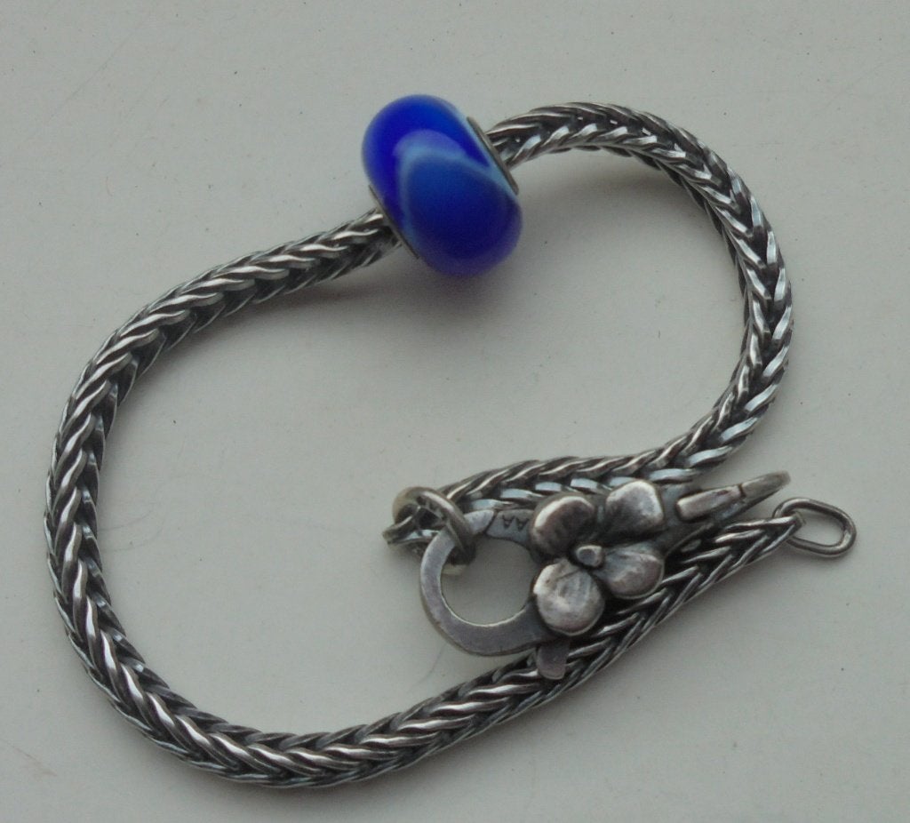 trollbeads starter-armband, Sieraden, Tassen en Uiterlijk, Ophalen of Verzenden, Zo goed als nieuw, Trollbeads, 1 bedel