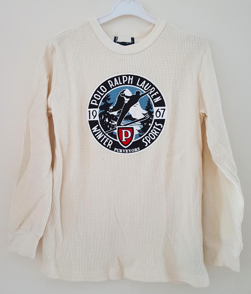 Maat 122 Off-white Ralph Lauren trui NIEUW (6714) a, Trui of Vest, Nieuw, Ophalen of Verzenden, Jongen
