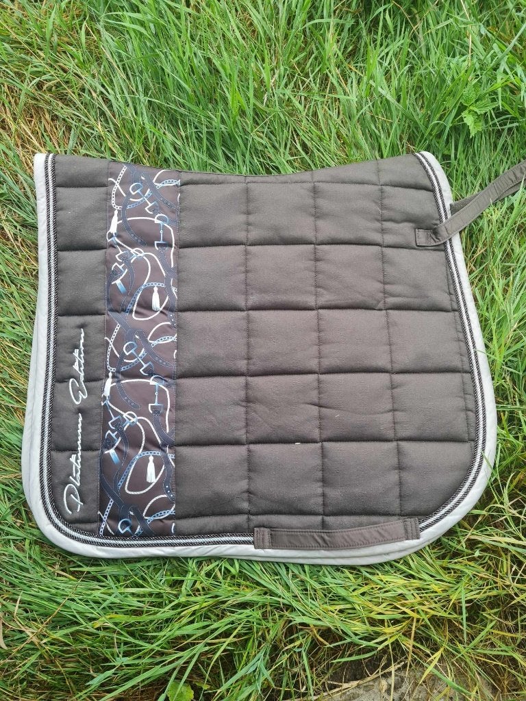Eskadron platinum dekje, Dieren en Toebehoren, Full (L), Zadeldekje, Ophalen of Verzenden, Zo goed als nieuw