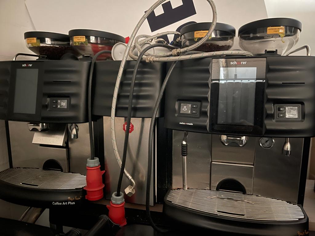Schaerer Caffe Art Professionele Dubbele Koffiemachine, Gebruikt, 10 kopjes of meer, Koffiemachine, Koffiebonen
