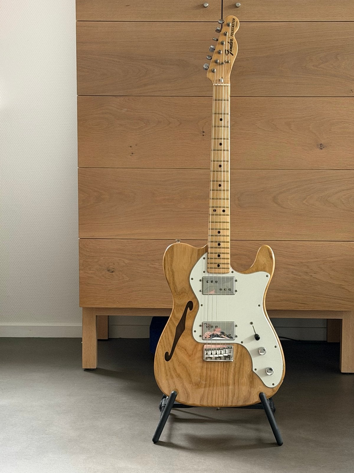 Fender Telecaster Thinline (origineel 1975), Muziek en Instrumenten, Ophalen, Zo goed als nieuw, Semi-solid body, Fender