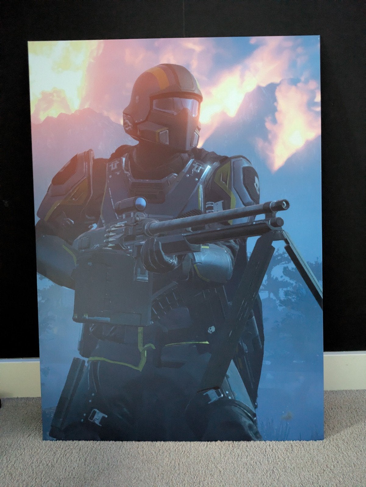 Custom Displate L - Uniek design Helldivers 2, Minder dan 50 cm, Oorspronkelijke maker, Overige typen, Ophalen of Verzenden