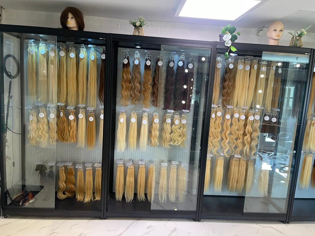 Hair Extensions inzetten, Ophalen of Verzenden, Zo goed als nieuw, Pruik of Haarverlenging