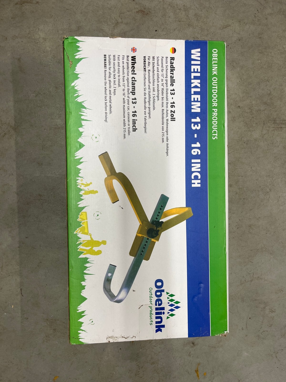 Wielklem 13-16 inch voor caravan, aanhanger of camper, Ophalen of Verzenden, Zo goed als nieuw