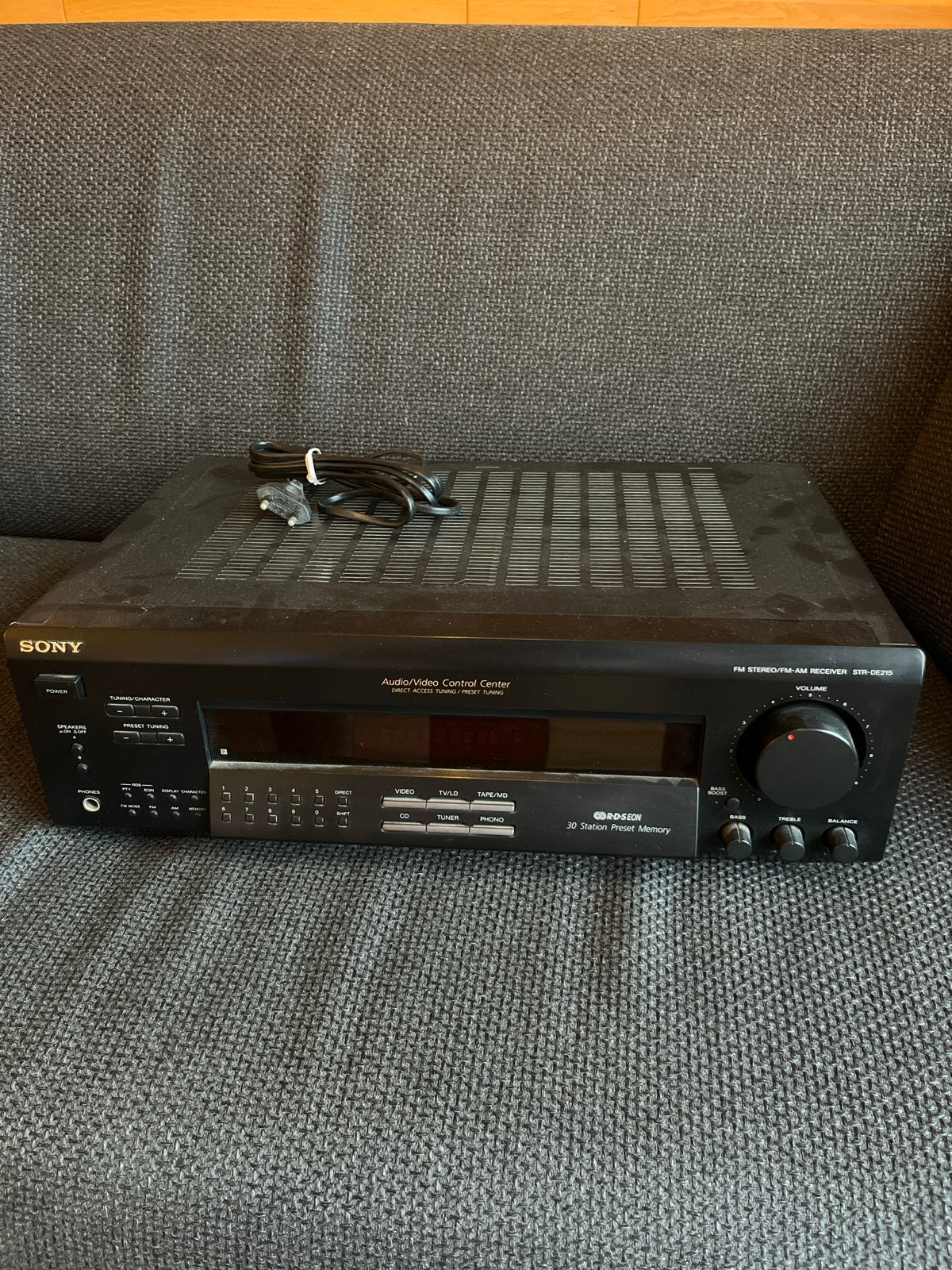 Sony STR-DE215 FM Stereo/FM-AM Receiver, Ophalen, Gebruikt, Sony, 120 watt of meer