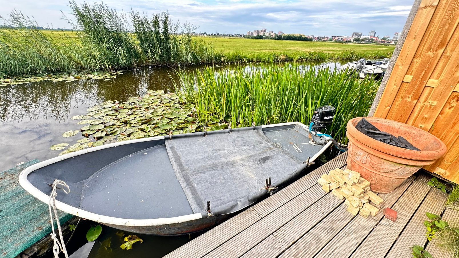 Stalen vlet, Watersport en Boten, Ophalen, Gebruikt