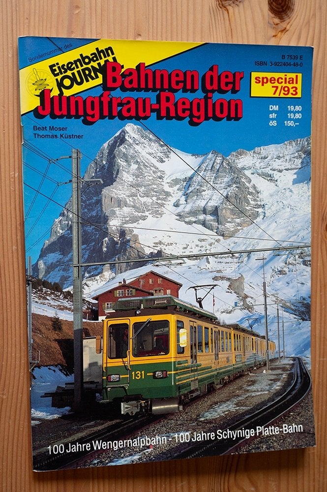 Tijdschrift Eisenbahn Journal Bahnen der Jungfrau Region (CH, Ophalen of Verzenden, Zo goed als nieuw, Trein, Boek of Tijdschrift