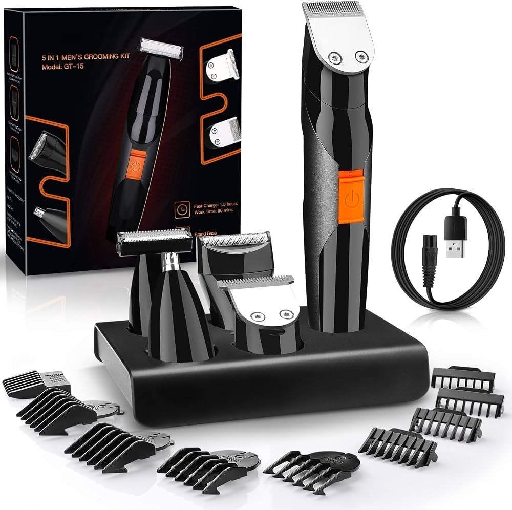 Elektrisch scheerapparaat voor heren 5-in-1 wasbare Grooming, Sieraden, Tassen en Uiterlijk, Ophalen, Nieuw, Tondeuse