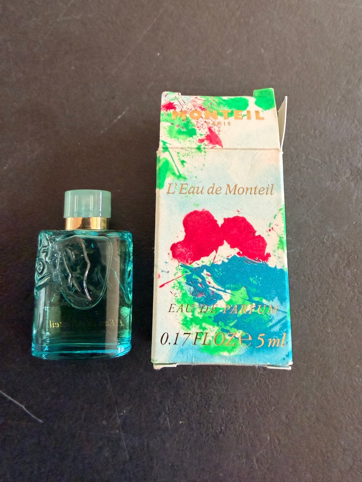 L'Eau de Monteil Eau de Parfum 5ml - Vintage Miniatuur, Ophalen of Verzenden, Zo goed als nieuw