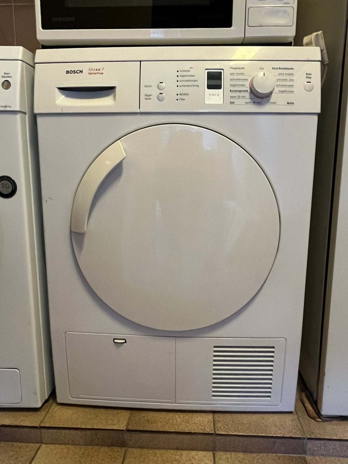 Bosch Maxx 7 Sensitive Wasdroger, Ophalen, 6 tot 8 kg, Zo goed als nieuw, Condens