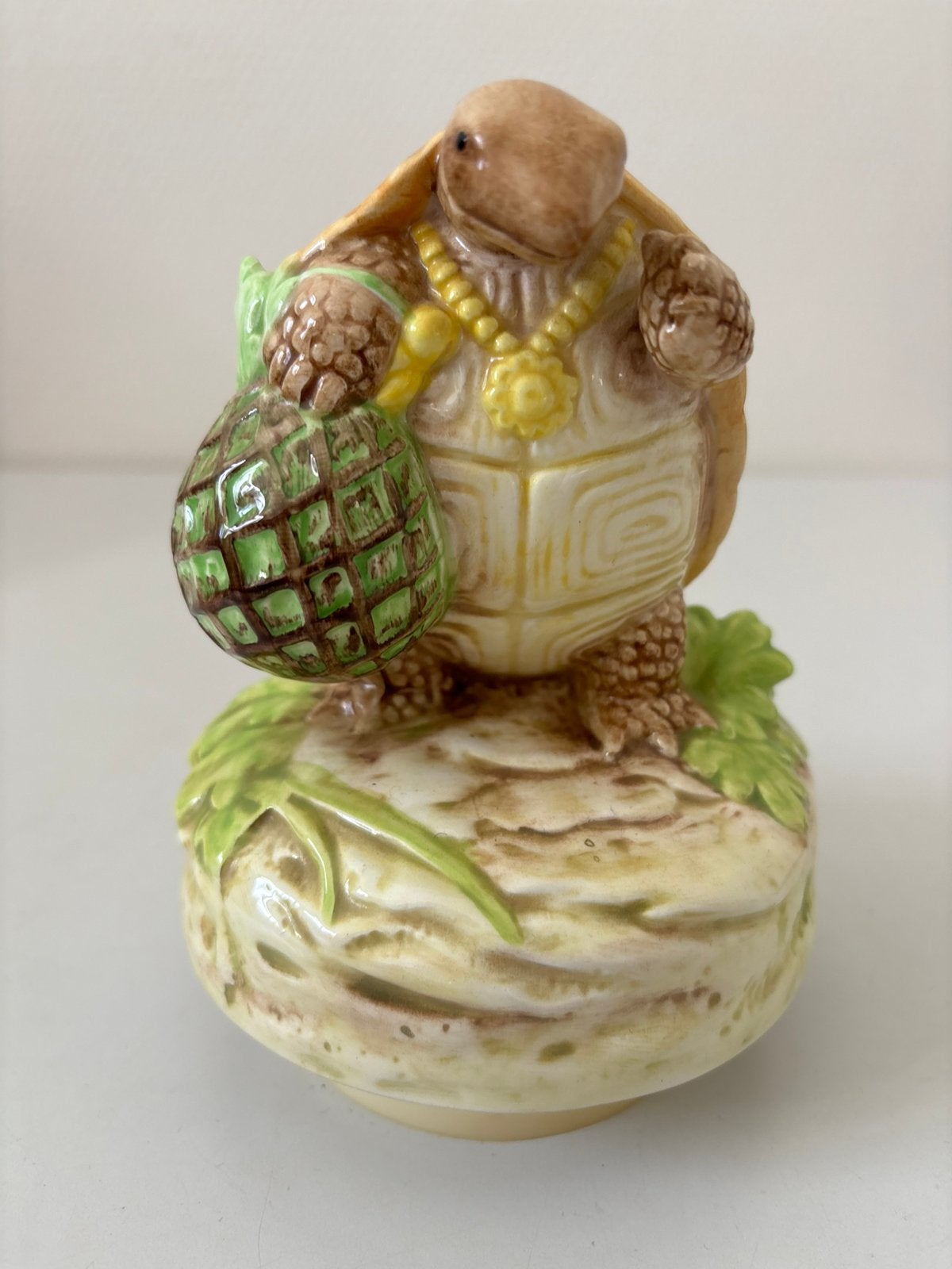 Vintage Muziekdoos Beatrix Potter  Mr Alderman, Antiek en Kunst, Ophalen of Verzenden