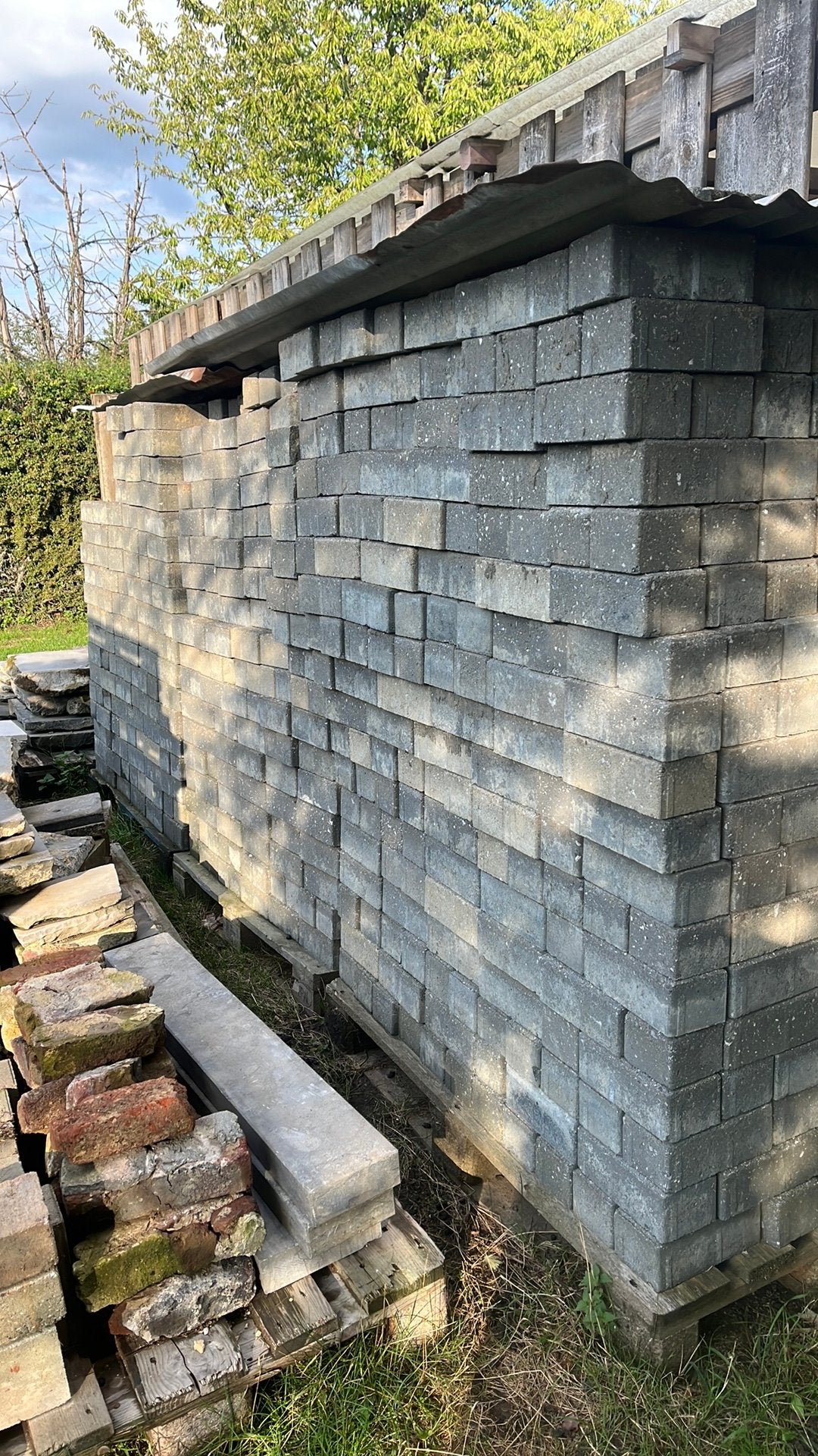 Betonklinkers, Tuin en Terras, Ophalen, Zo goed als nieuw, Beton, Klinkers