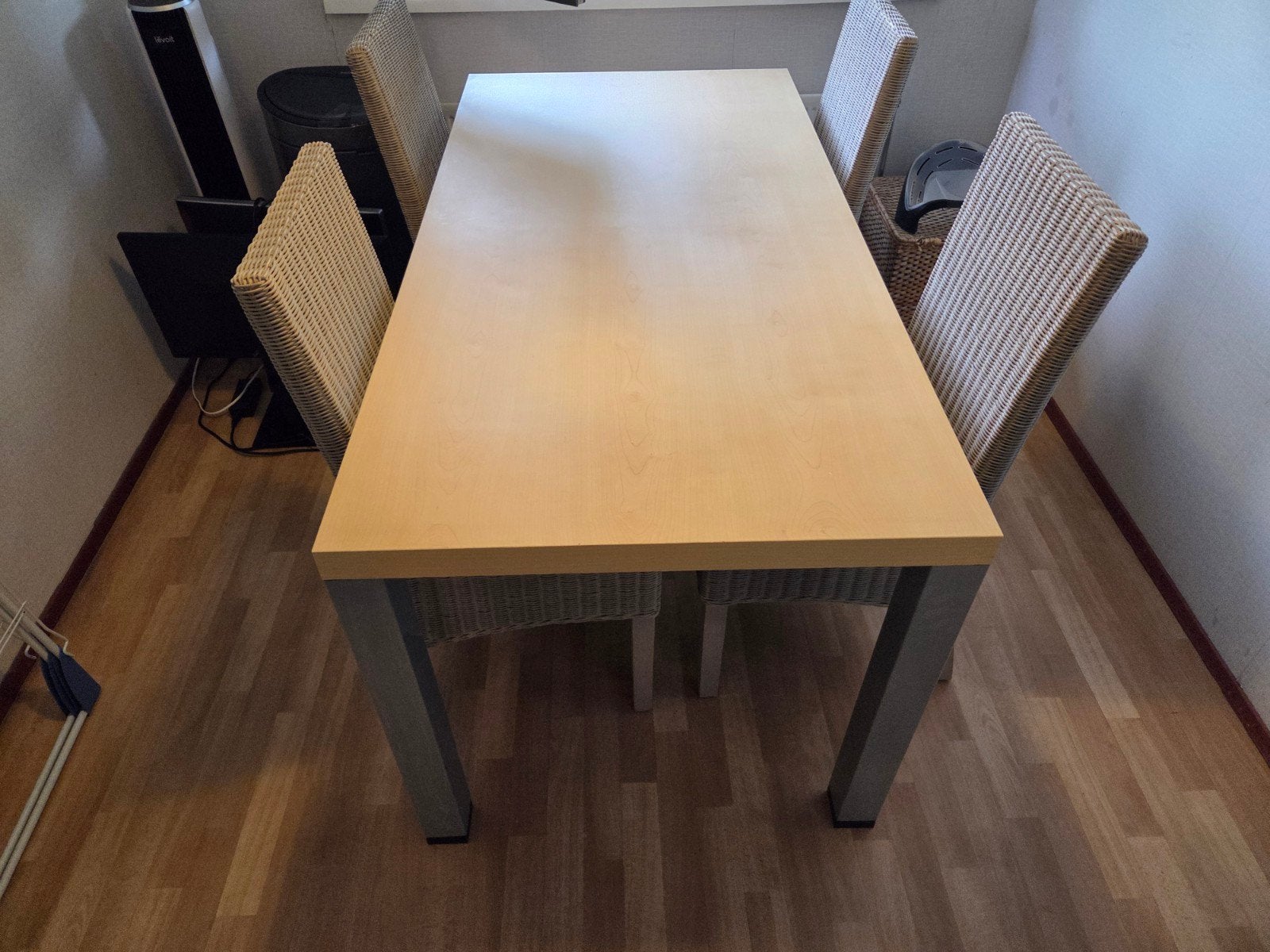 Nette eettafel 160x80, Ophalen, Gebruikt, 50 tot 100 cm, 150 tot 200 cm