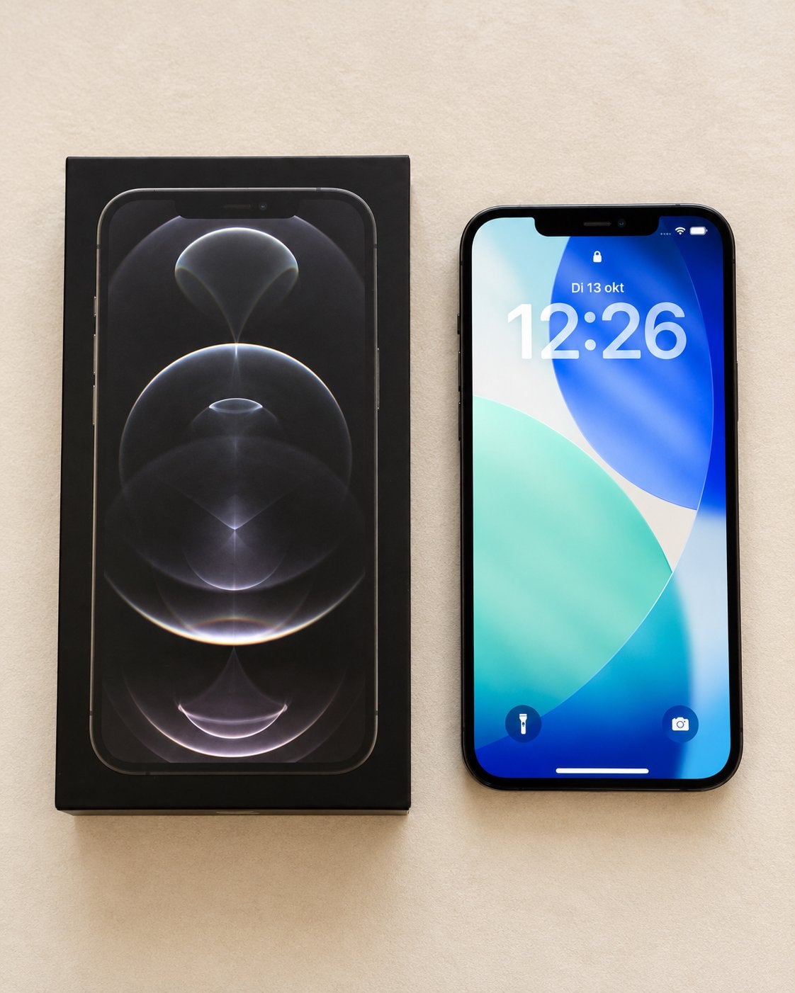 Apple iPhone 12 Pro Max – 128GB – Zwart – Incl doos, Telecommunicatie, 128 GB, Zwart, Zo goed als nieuw, IPhone 12 Pro Max