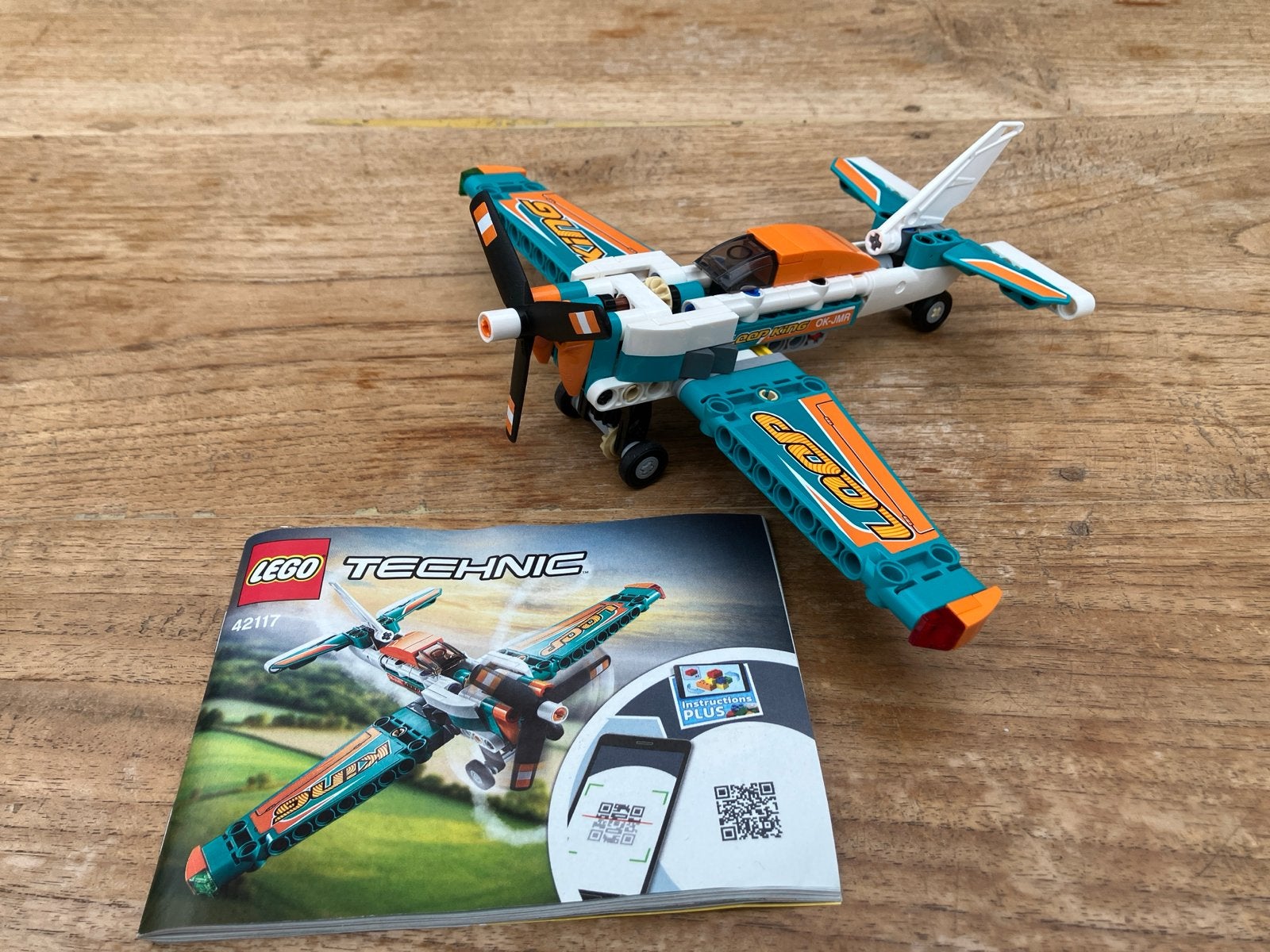 LEGO Technic Racevliegtuig 42117 - Zo goed als nieuw, Ophalen of Verzenden, Zo goed als nieuw, Overige merken
