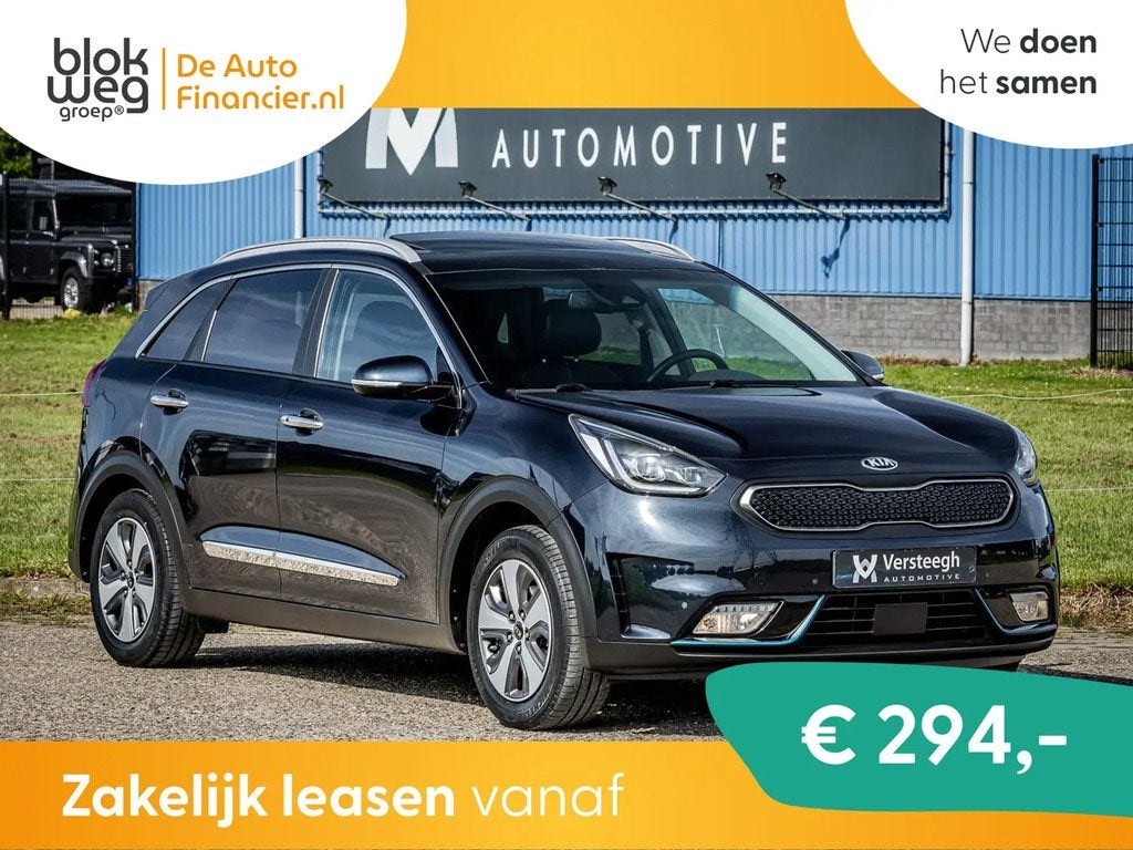 Kia Niro 1.6 GDi PHEV DynamicPlusLine Schuifdak € 17.900,0, Gebruikt, Euro 6, Automatische klimaatregeling, Blauw