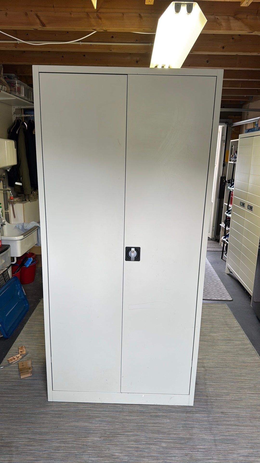 Metalen archiefkast met slot, Ophalen, 50 tot 100 cm, Zo goed als nieuw, Metaal
