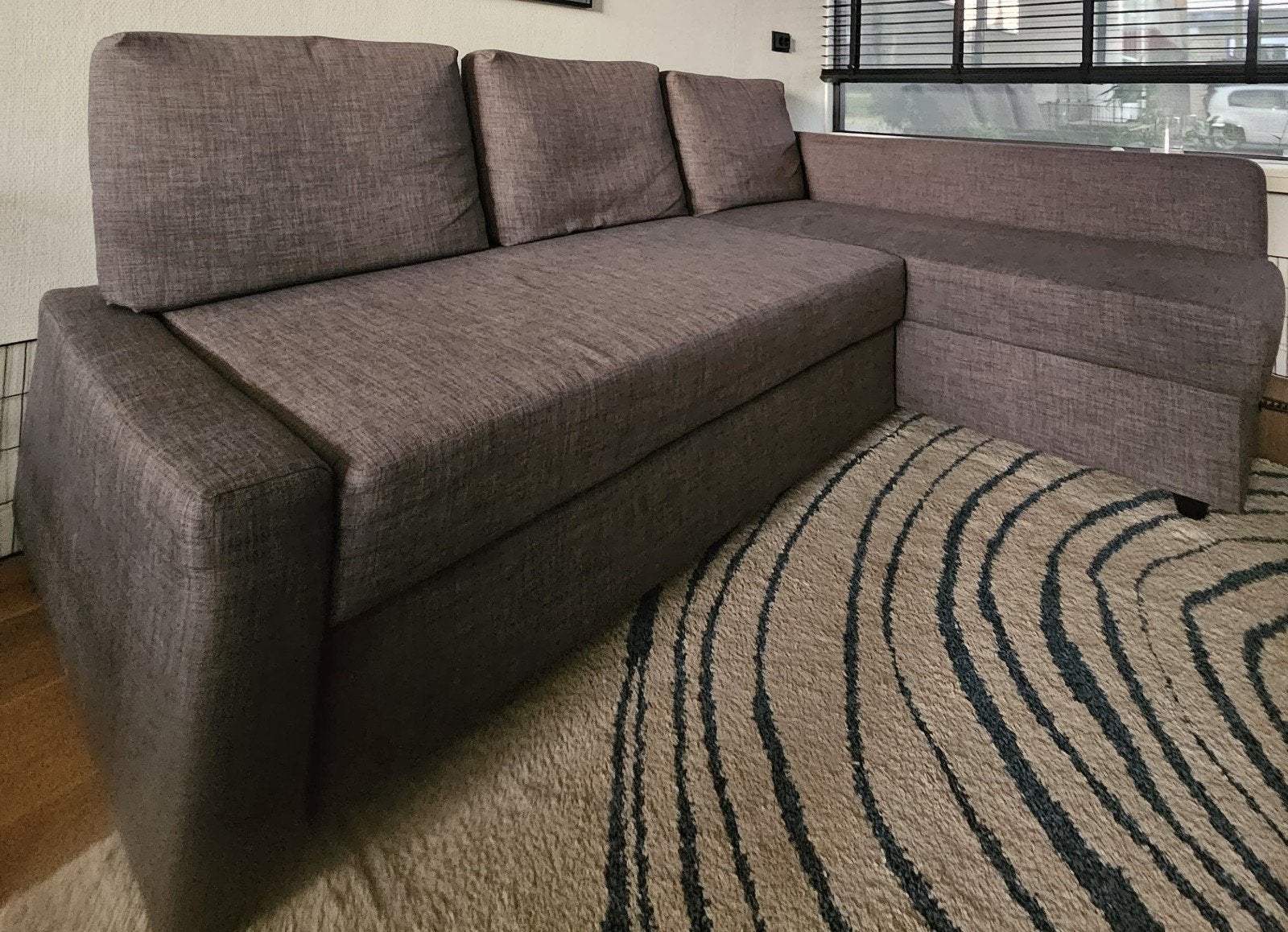 Ikea FRIHETEN hoekslaapbank, Huis en Inrichting, Slaapkamer | Slaapbanken, Ophalen, Gebruikt, Tweepersoons, Overige maten