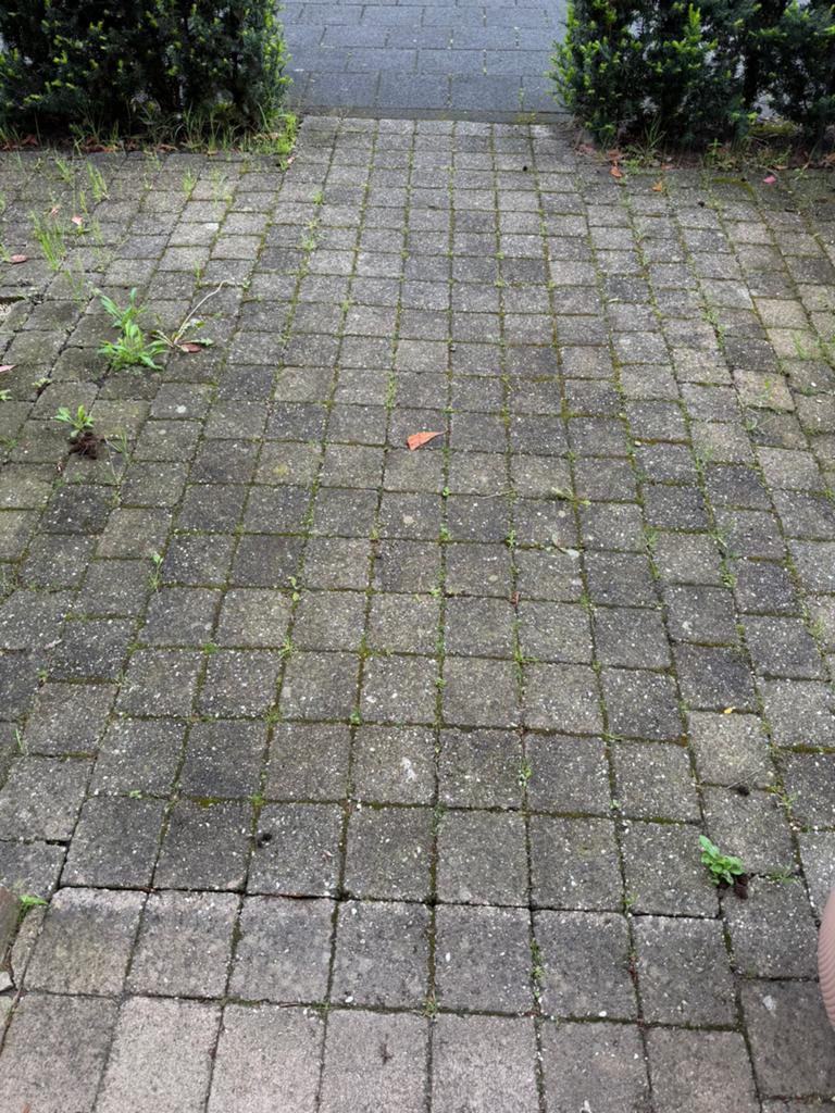 Gratis afhalen (zelf eruit halen) cobblestone 19m2, Tuin en Terras, Tegels en Klinkers, Ophalen, Gebruikt, Overige typen, 10 m² of meer