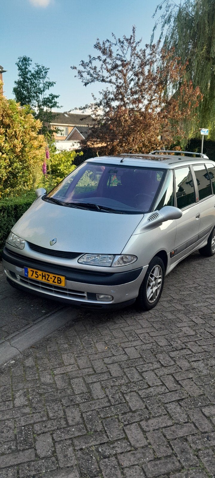 Renault Espace 2.0 16V RXT 2002 Grijs, Auto's, Voorwielaandrijving, 7 stoelen, Handgeschakeld, Particulier