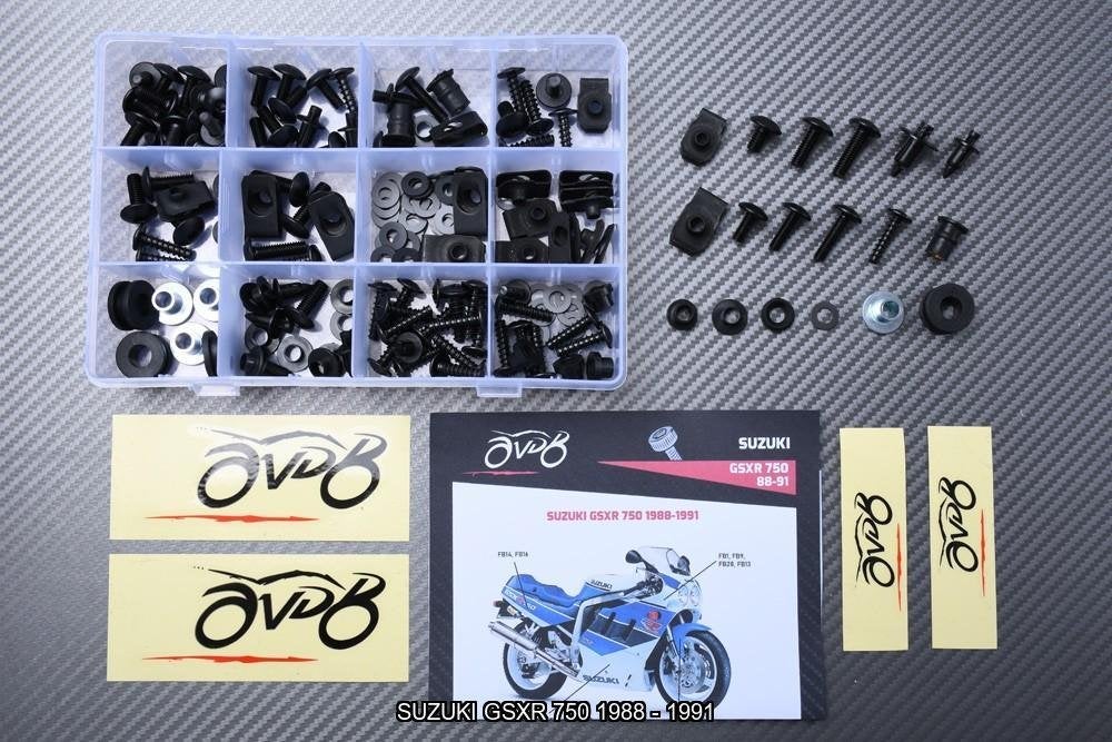 Kuip bouten set voor SUZUKI GSXR 750 1988 - 1991, Motoren, Verzenden, Nieuw