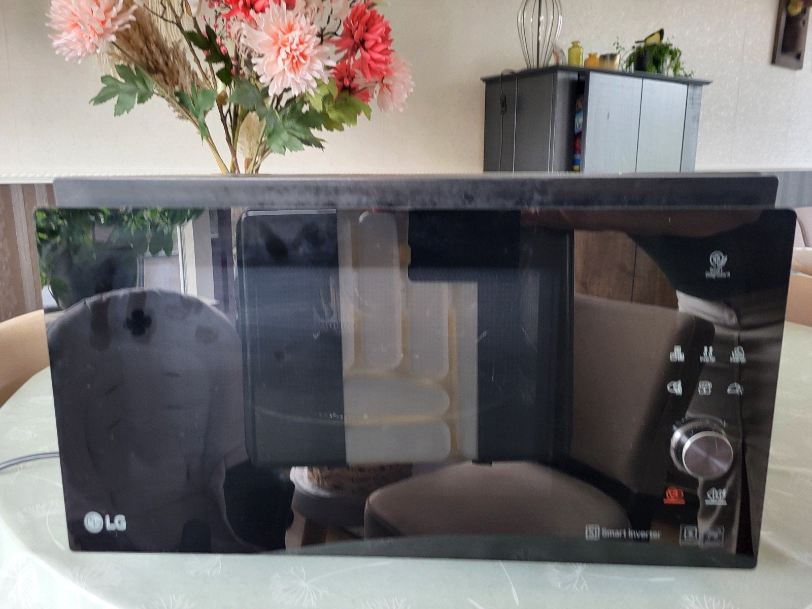 Combimagnetron..LG, Witgoed en Apparatuur, Ophalen, Vrijstaand, 45 tot 60 cm, Draaiplateau