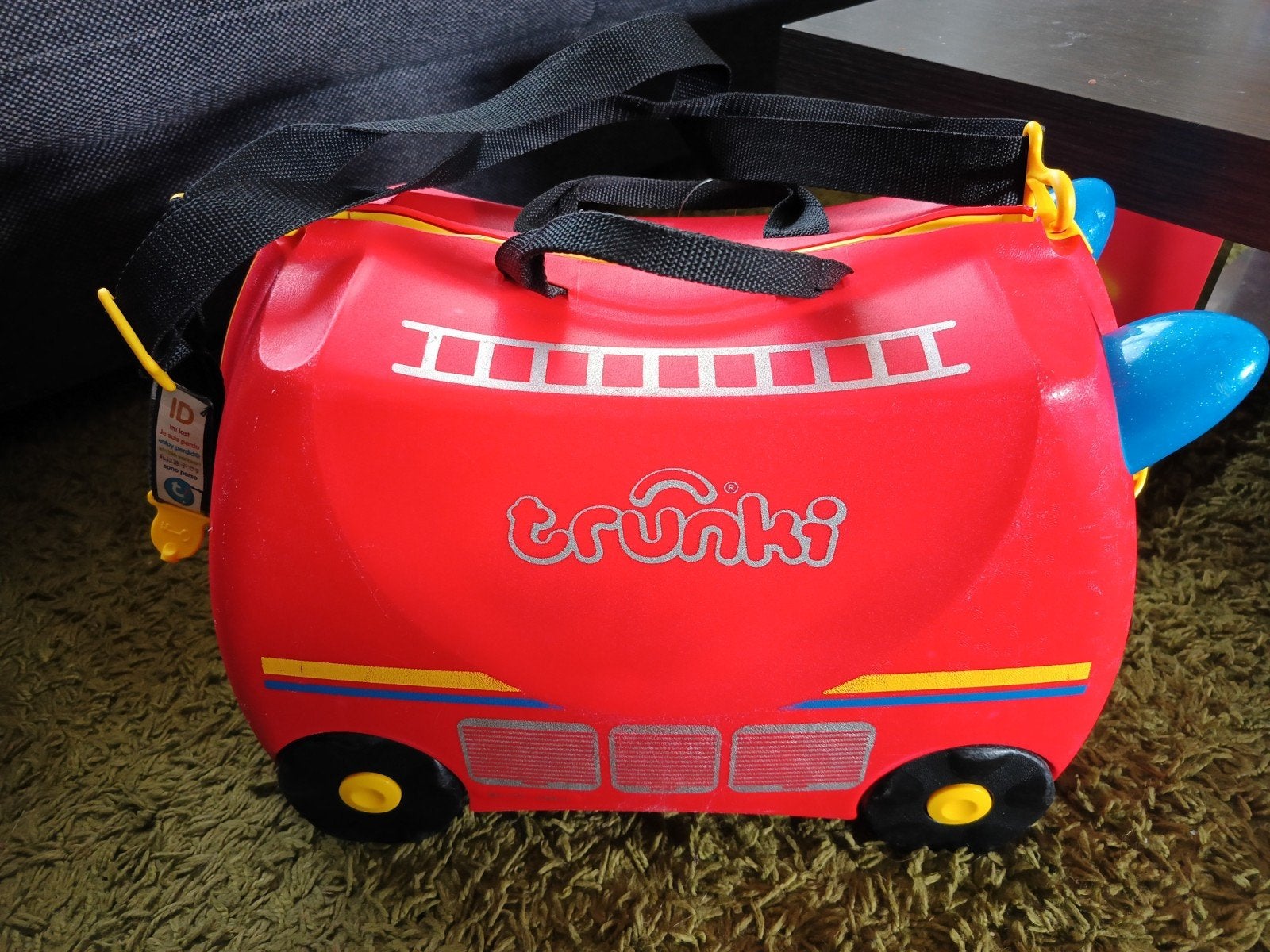 Trunki Ride-On Kinderkoffer – Frank de Brandweerauto (ZGAN), Sieraden, Tassen en Uiterlijk, Koffers, Ophalen, Zo goed als nieuw