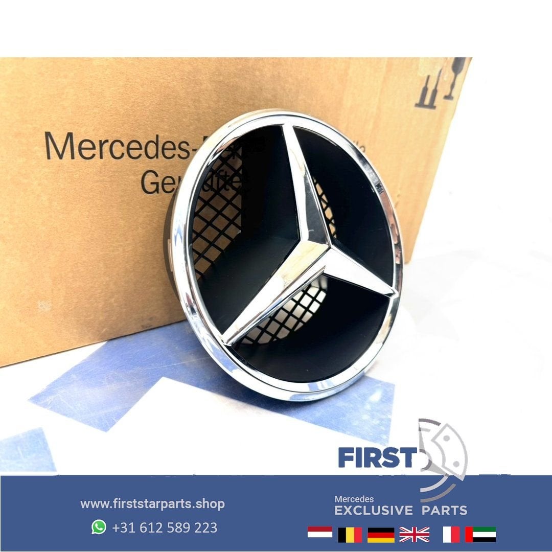 Mercedes AMG GRIL STER LOGO CHROOM W176 W177 W205 W117 W118, Auto-onderdelen, Gebruikt, -, Ophalen of Verzenden, -