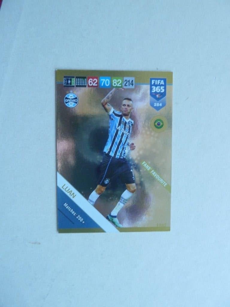 Panini  Fifa 365 card.  Luan.  Fans.Favorite, Ophalen of Verzenden, Zo goed als nieuw, Buitenlandse clubs, Poster, Plaatje of Sticker