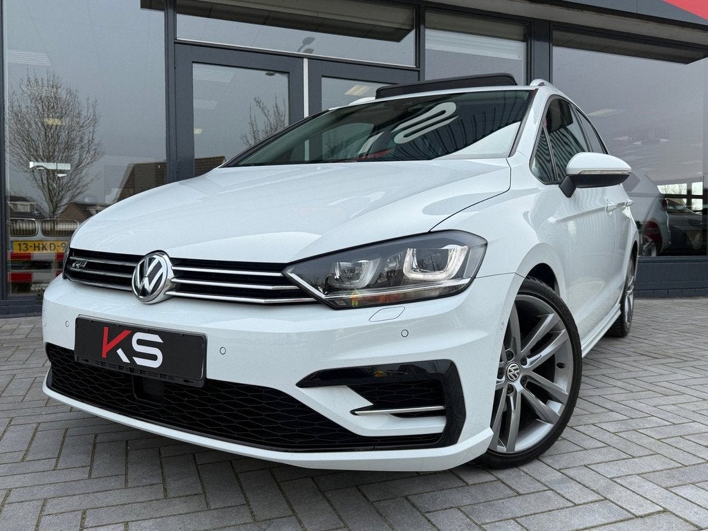 Volkswagen Golf Sportsvan 1.4 TSI Highline R Line Pano DSG C, Auto's, Volkswagen, Stof, Gebruikt, 150 pk, Automatische klimaatregeling