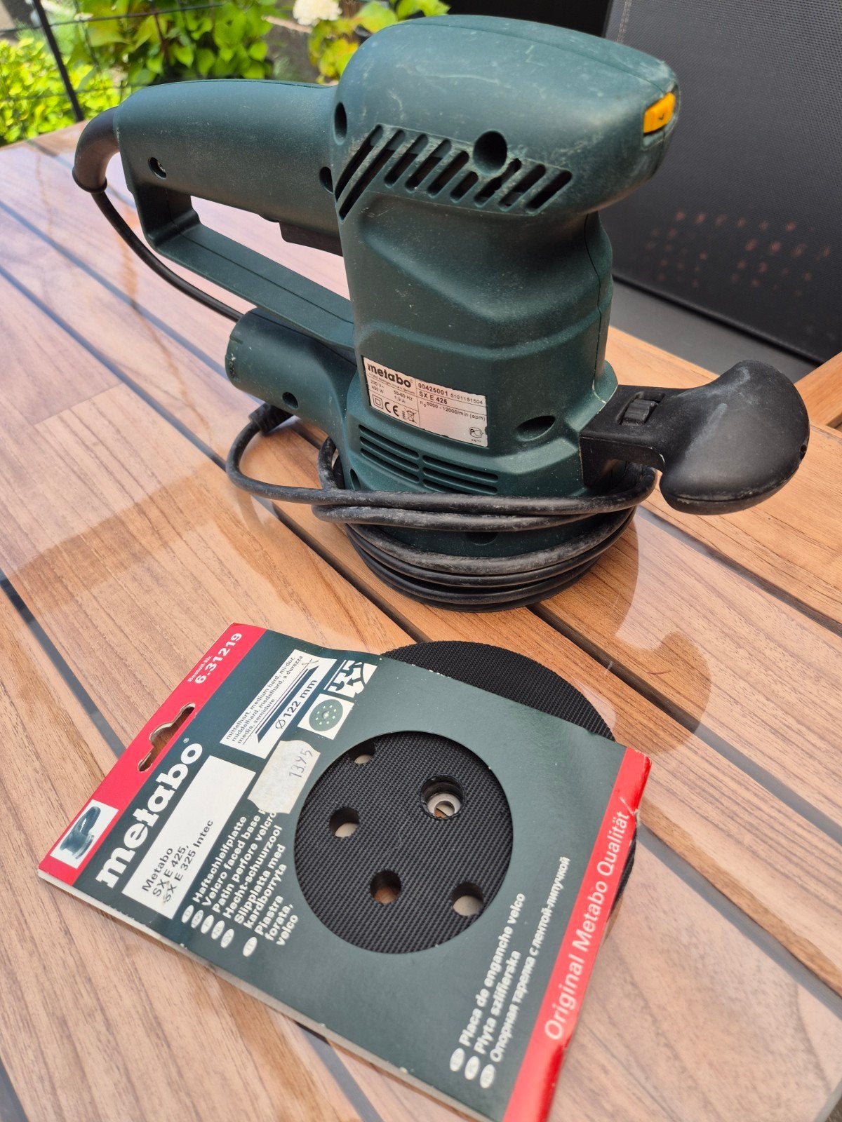 Metabo SX E 425 Excentrische Schuurmachine 400W, Ophalen of Verzenden, Gebruikt, Minder dan 600 watt, Excentrische schuurmachine