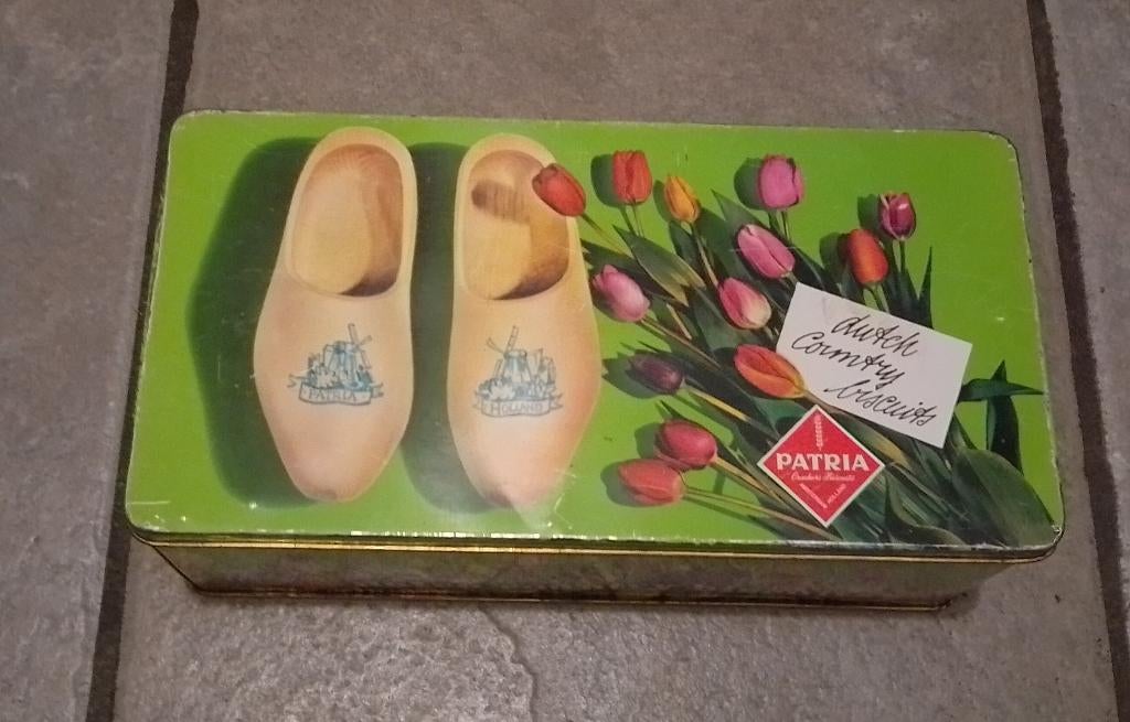 Blik Patricia Amsterdam Holland Tulp Klomp, Verzamelen, Ophalen of Verzenden, Gebruikt, Overige