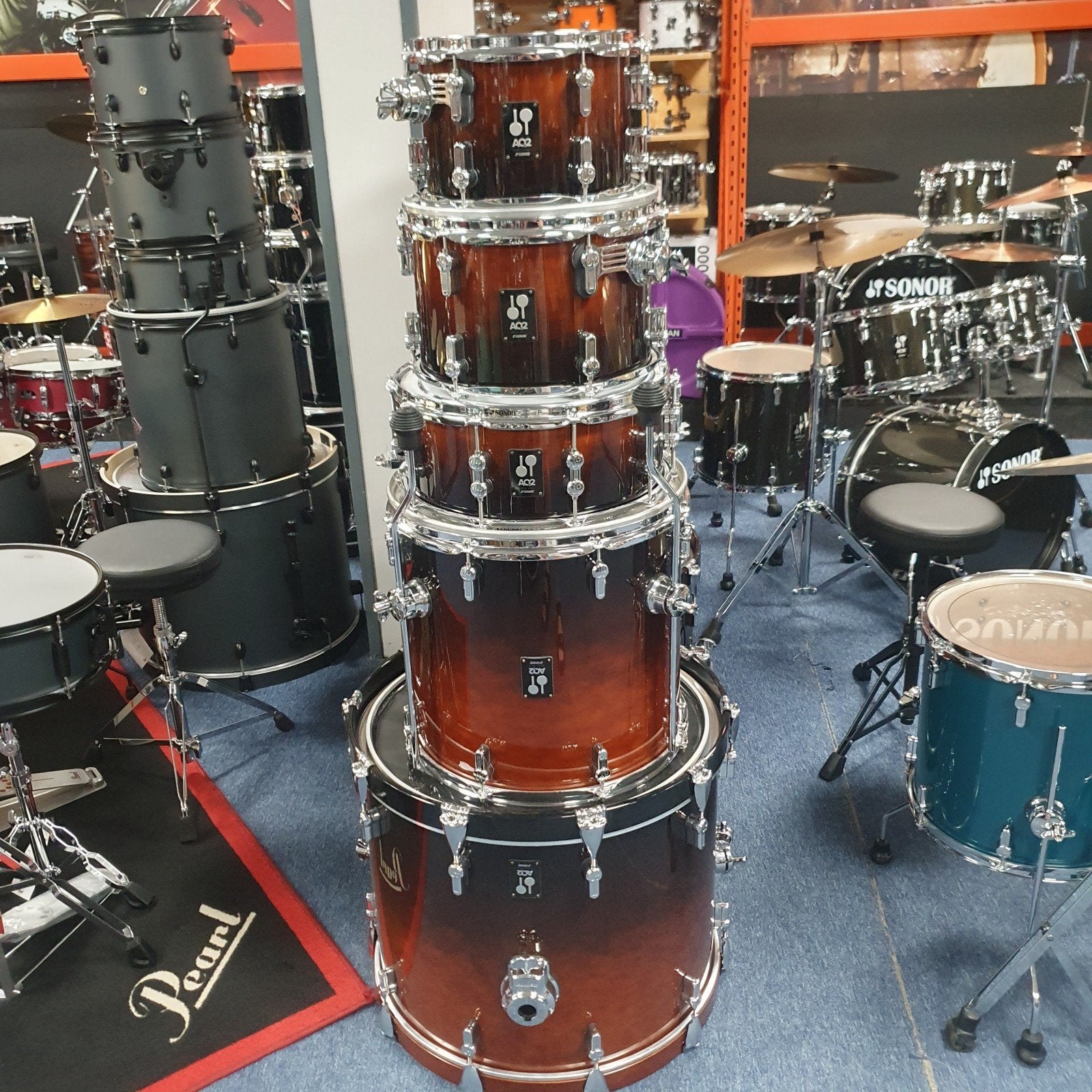 Grote keuze in Sonor drumstellen: van beginners tot high-end, Ophalen of Verzenden, Nieuw, Sonor