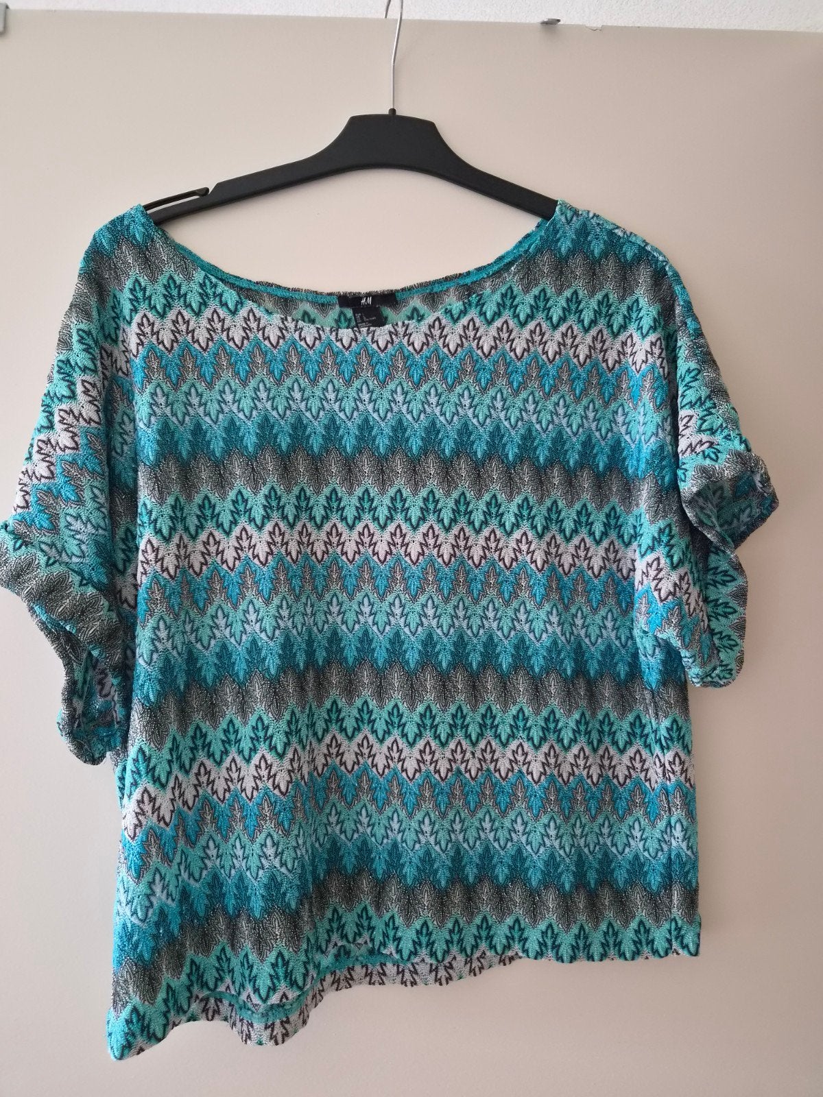 2x Zomerse Top Maat L - Per stuk €3, samen €5, Ophalen, Maat 42/44 (L), Blauw, Korte mouw
