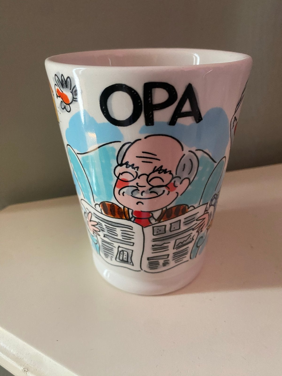 Grote Opa Beker Blond Amsterdam - Zo goed als nieuw, Ophalen of Verzenden, Zo goed als nieuw, Meerkleurig, Steen/keramiek