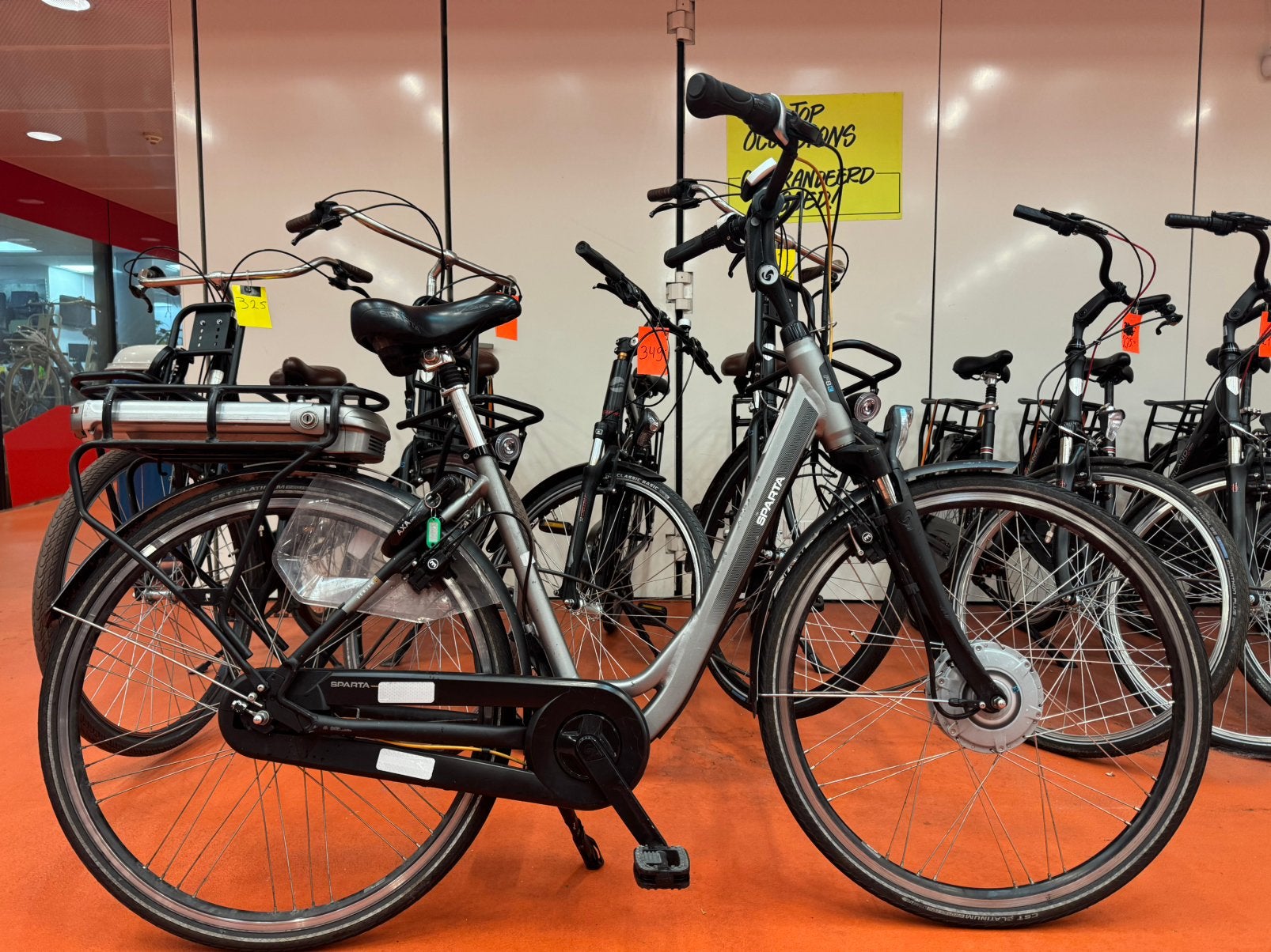 Sparta F8e elektrische damesfiets (nieuwe accu) hydraulische, Ophalen of Verzenden, Zo goed als nieuw, Sparta