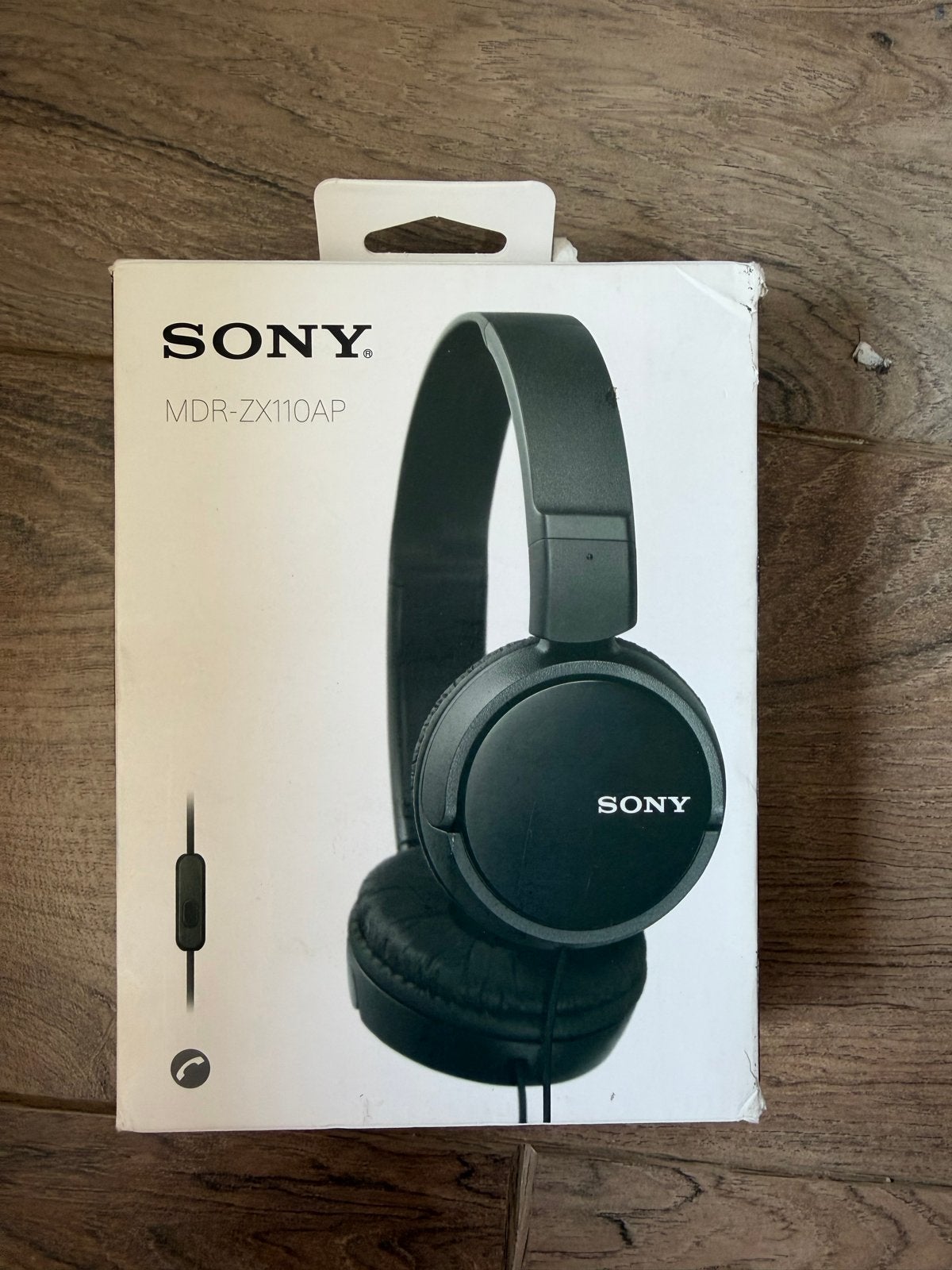 Sony MDR-ZX110AP Koptelefoon - Nieuw geopende doos, Audio, Tv en Foto, Koptelefoons, Us, On-ear, Ophalen of Verzenden, Zo goed als nieuw
