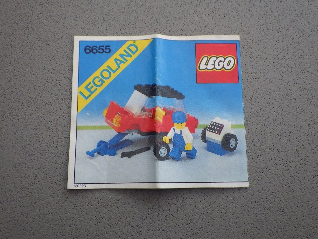 Lego Legoland 6655 boekje, Ophalen of Verzenden, Gebruikt
