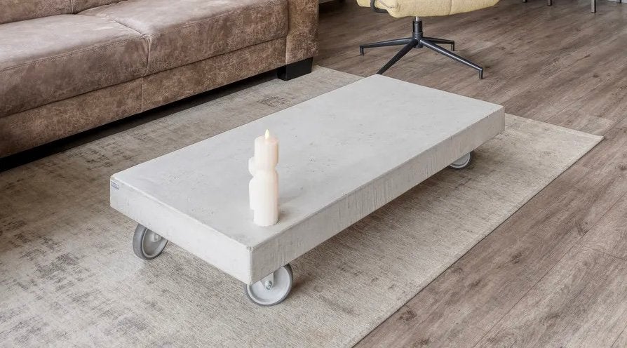 Xooon grijze salontafel, Huis en Inrichting, Ophalen, 100 tot 150 cm, 50 tot 100 cm, Zo goed als nieuw