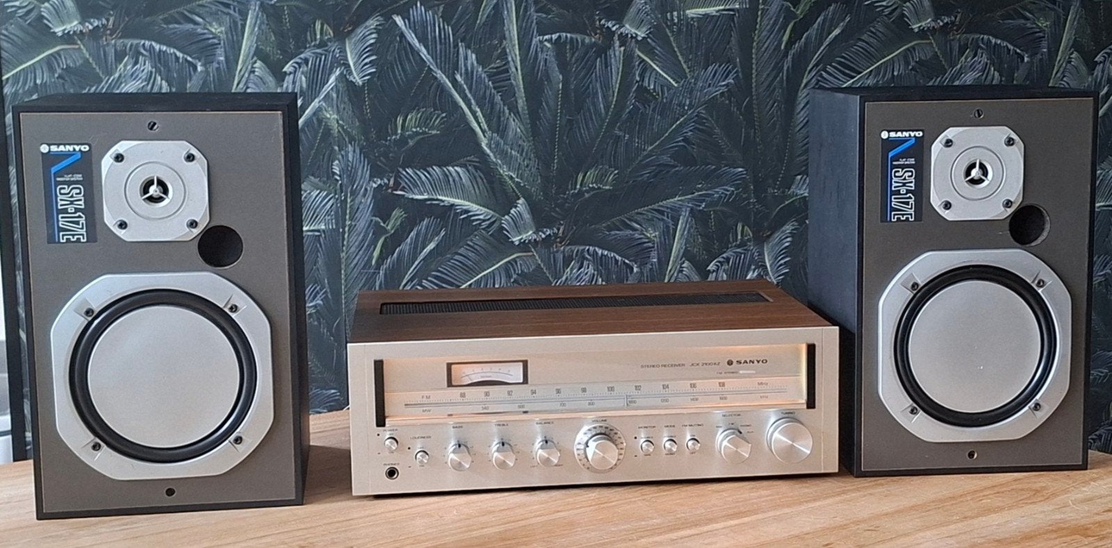 Sanyo Receiver JCX 2100KZ Vintage, Overige merken, Gebruikt, Ophalen of Verzenden, 60 tot 120 watt